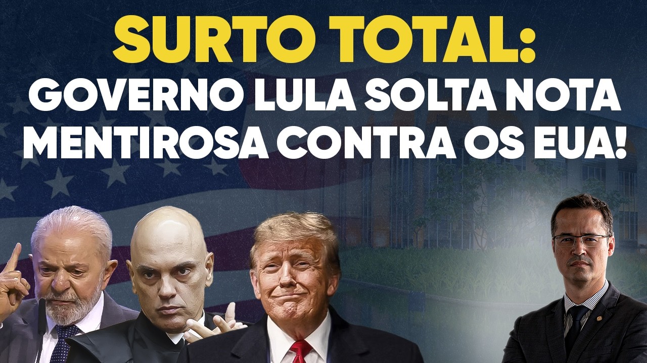 Vergonha alheia: governo Lula surta e solta nota vergonhosa atacando os EUA