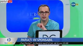 Video FACI PARIU: Doru Craciun ne prezinta 9 ponturi pe Europa League!