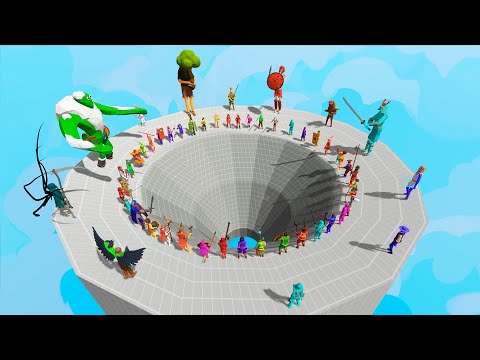 ALL UNITS TOURNAMENT vs HOLE - Totally Accurate Battle Simulator | TABS