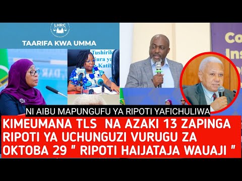 NI AIBU RIPOTI YA JAJI CHANDE YAUMBULIWA 