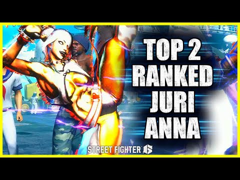 SF6 Juri | ANNA Top 2 Ranked Juri | High Level Juri Gameplay