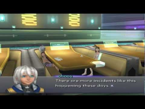 Xenosaga III HD Cutscene 035 - Shion Collapses (Café Strada) - JAPANESE - SWIMSUIT MODE