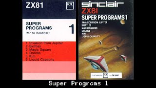 Super Programs 1 for the ZX81