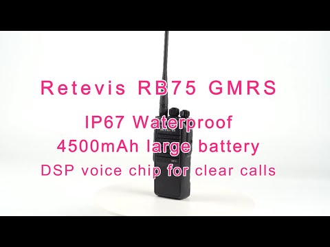 Retevis RB75: Long Range Waterproof GMRS Two Way Radio for Farm Use