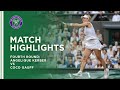 Angelique Kerber vs Coco Gauff | Fourth Round Highlights | Wimbledon 2021