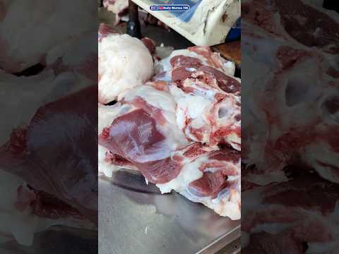😱Raan और Putt मटन Biryani पीस Cutting// D Bapi Meat Shop//Barrackpore Famous Mutton Shop//
