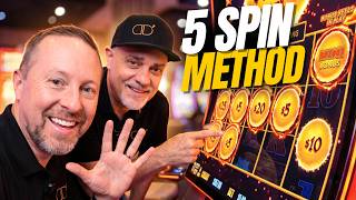 We Put The 5 Spin Method To The Test - With $5 Bets!