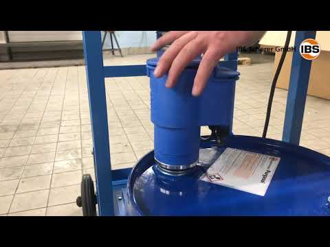 IBS Scherer Teilereinigungsgerät, Pinselwaschtisch Typ F2  Aufbau, Kaltreiniger