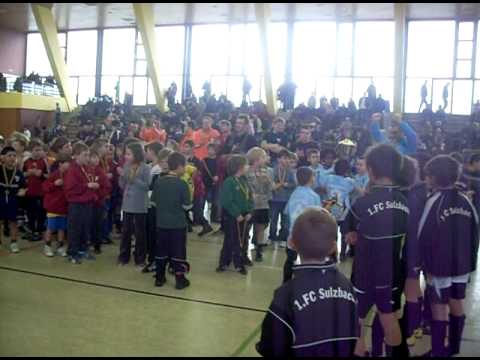 VfB Unterliederbach Siegerehrung Hallen-Kreismeisterschaft 2010