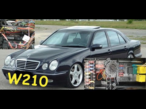 Mercedes w210 All Fuses and Relays Location E220 E320 CDI