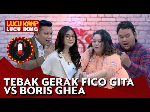 Fico-Gita Vs Boris-Ghea Main Tebak Gerakan, Fico Kelamaan Mikirnya!!! - COMEDY LAB (PART 5)
