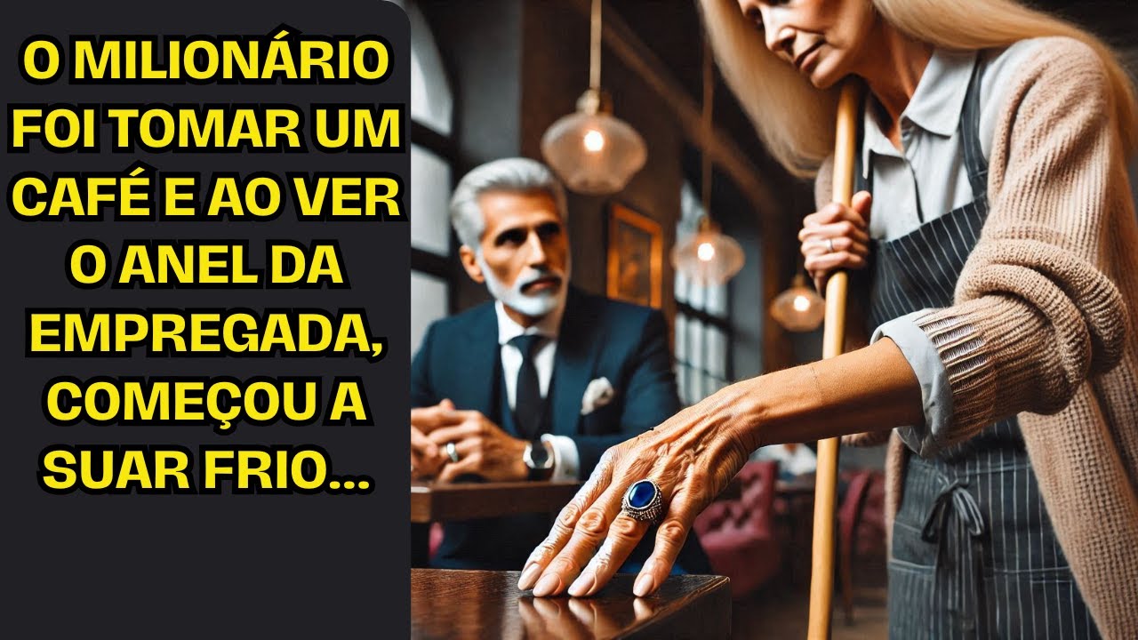 O Milionário Foi Tomar Um Café E Ao Ver O Anel Da Empregada, Começou A Suar Frio...
