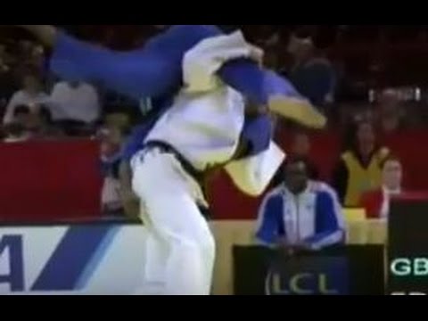 JUDO 2006 Tournois de Paris: Mehdi Khaldoun (FRA) - Winston Gordon (GBR) [LEGENDARY IPPON!]
