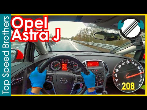 Opel Astra J 1.6 ecoFLEX (2016) AUTOBAHN POV TOP SPEED 🚀