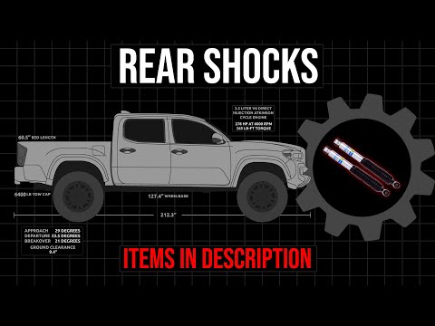 How to Replace Rear Shocks Tacoma 2005-2023