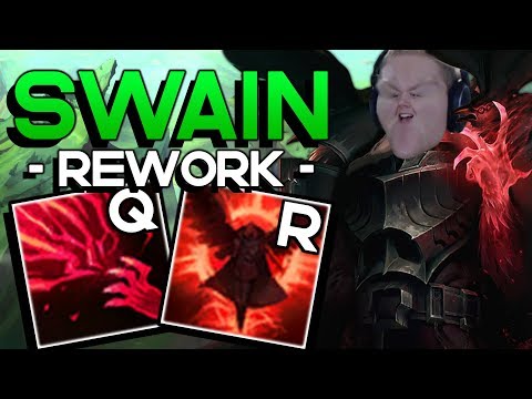 Riot baby what is you doin??? Reworked Swain is BEYOND insane (Actual best ADC in the game now)
