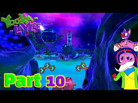 Yooka Laylee PS4 Let's Play Part 10 - Galleon Galaxy