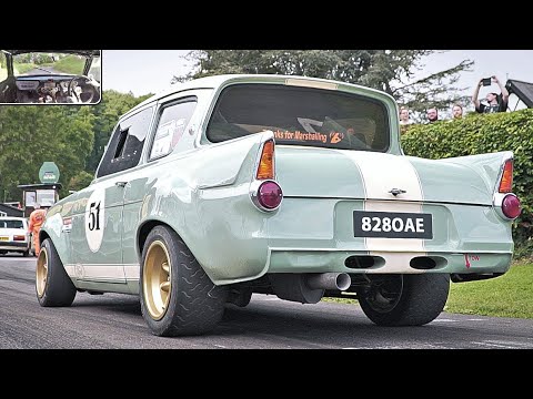 SCREAMING Ford Anglia BDG || Onboard COSWORTH Swap Drifting