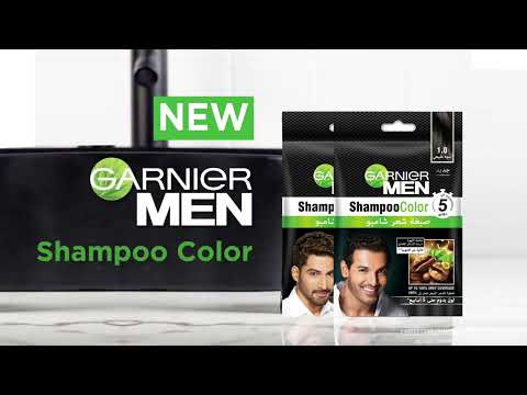 How to cover Grey hair? Try Garnier Men Shampoo Color! In 5 mins only!
