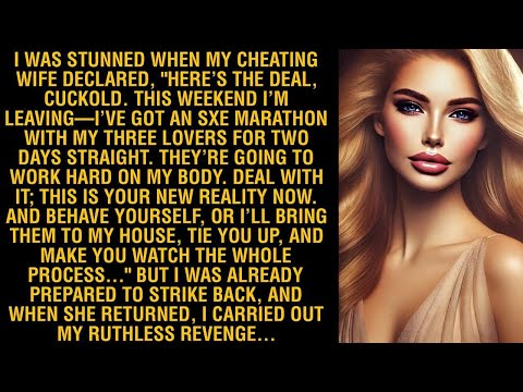 I WAS STUNNED WHEN MY CHEATING WIFE DECLARED, "HERE’S THE DEAL, CUCKOLD. THIS WEEKEND I’M LEAVING...