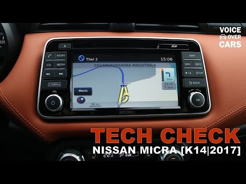 Neuer Nissan Micra - Tech Check - Infotainmentsystem - Apple Car Play Navi K14 2017