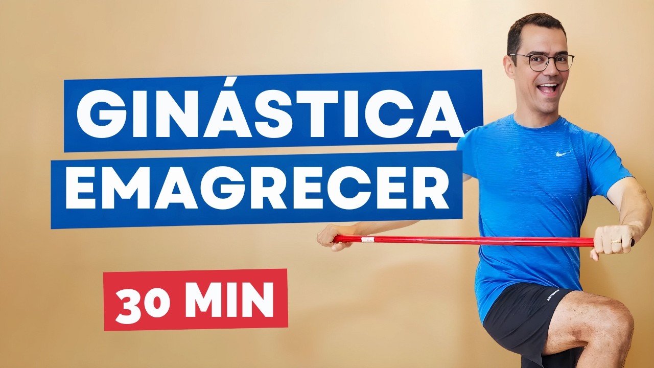 EMAGREÇA RÁPIDO EM CASA | Ginástica com Cabo de Vassoura | Ginástica de 30 minutos para iniciantes