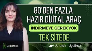 80'den Fazla Hazır Dijital Araç Tek Sitede