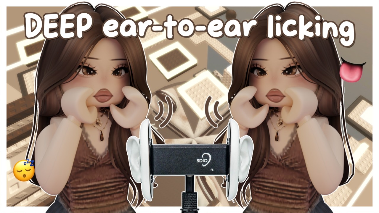 (roblox asmr 🌙) DEEP ear-to-ear licking sounds! 👅😴