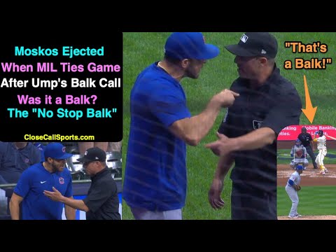 E60 - Tripp Gibson Ejects Daniel Moskos After Hector Neris' No Stop Balk Leads to MIL Tying the Game