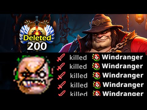 🔥8K MMR🔥 If you're having a bad day, How about this Rank 200 Windranger? | Genius Pudge