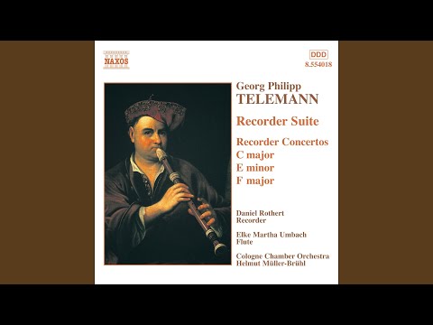 Recorder Concerto in C Major, TWV 51:C1: Allegretto