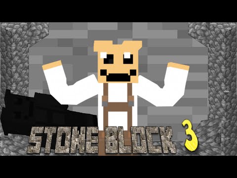 defeating the guardian of Gaia in stoneblock 3 ep 14