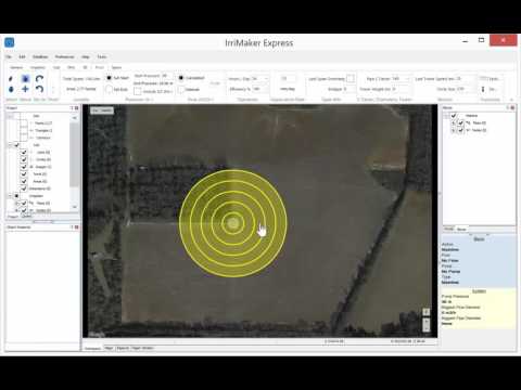 How to Create Center Pivots and Run Hydraulics in IrriExpress