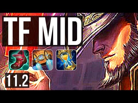 TWISTED FATE vs QIYANA (MID) | 12/0/11, Legendary, 1.6M mastery, 600+ games | EUW Master | v11.2