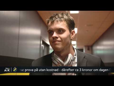 AIK: | 2019-09-01 Oscar Linnér efter Djurgården hemma