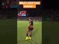 Outstanding and yet accidental kick from Reece Walsh