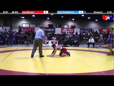 2011 U.S. Open FRI GR 66 KG: Joe Warren vs. Josh Castellano Cons. Semi