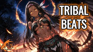 [1 Hour] FIRE TRIBE BEATS 🔥| Music for Workout • Gaming • Focus 🌑