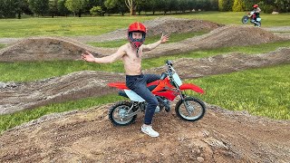 I Built a MotoCross Track in My Front Yard!