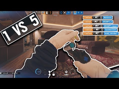 Doc 1v5 All Headshot Ace! - Rainbow Six Siege Clutches & Plays