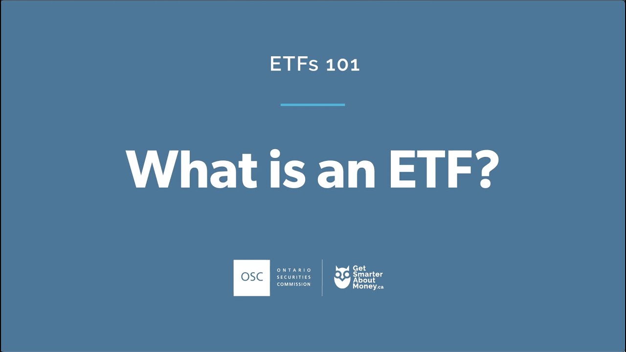 ETFs 101 - What is an ETF?