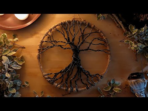 DIY Yggrasil wire decor [Pagan inspired]