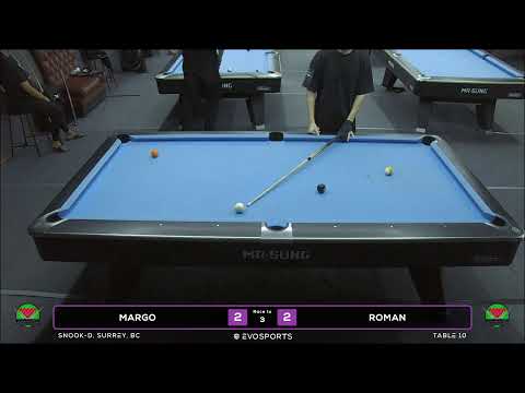 MARGO vs ROMAN - SNOOK-D - TABLE 10 | EvoSports