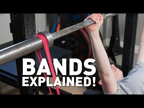 bench press - with bands