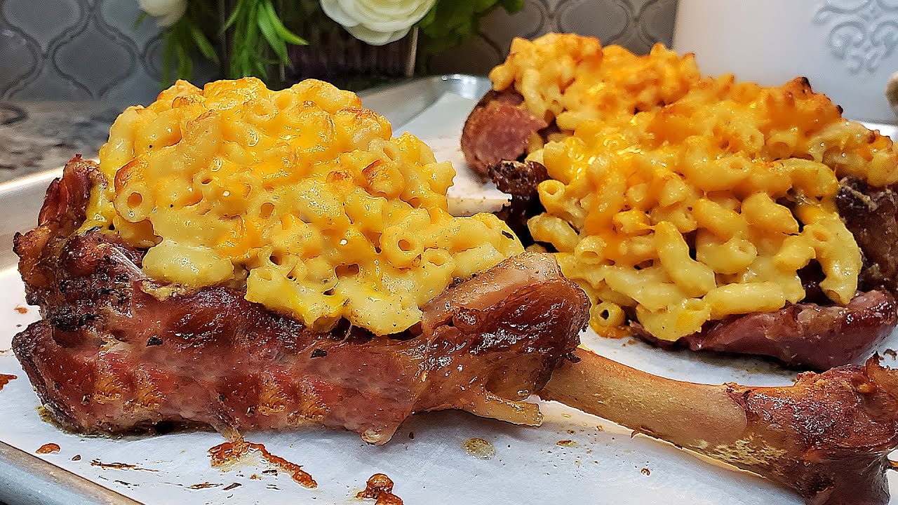 Mac And Cheese Stuffed Turkey Legs - How To Cook