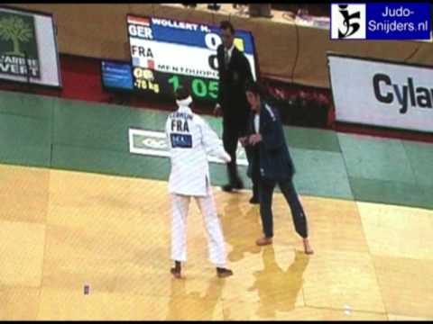 Judo 2009 Paris: Wollert (GER) - Mentouopou (FRA) [-78kg].