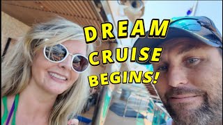 Carnival Dream Embarkation Day Was SO Fun! | Bahamas Cruise Vlog Ep. 1 from Galveston
