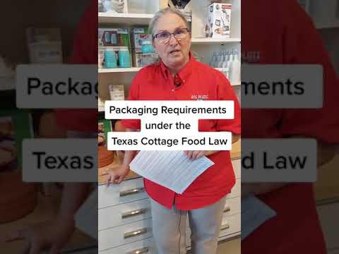 Let's Take the Mystery out of the Texas Cottage Food Law's Packaging & Labeling Requirements
