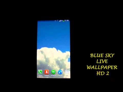 Blue Sky Live Wallpaper HD 2 Video