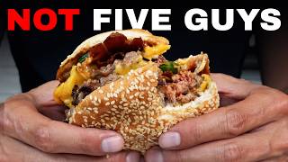 How to Make a Five Guys Bacon Cheeseburger at Home thumbnail